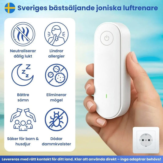 Luftrenare | Eliminerar dammkvalster från ditt hem på 30 minuter