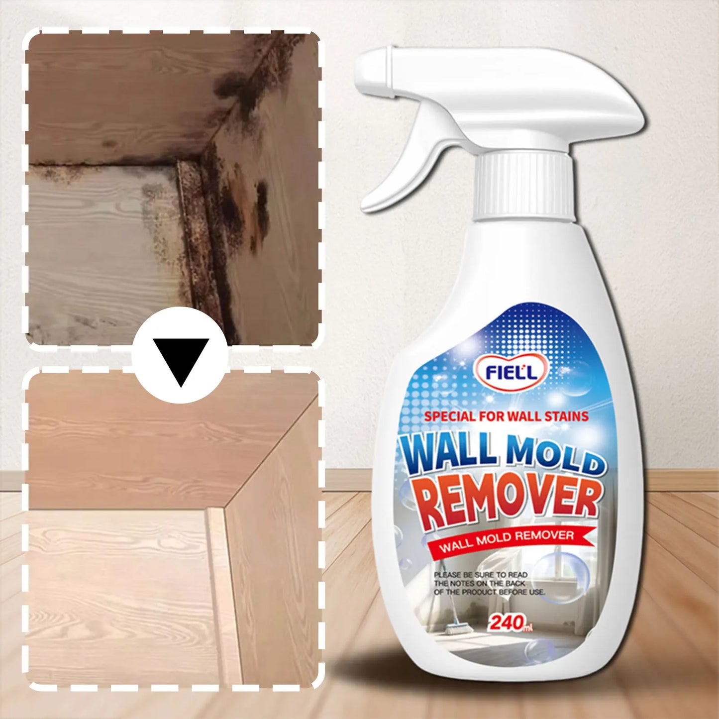 FriMögel™ - Effektiv spray för att snabbt ta bort mögel
